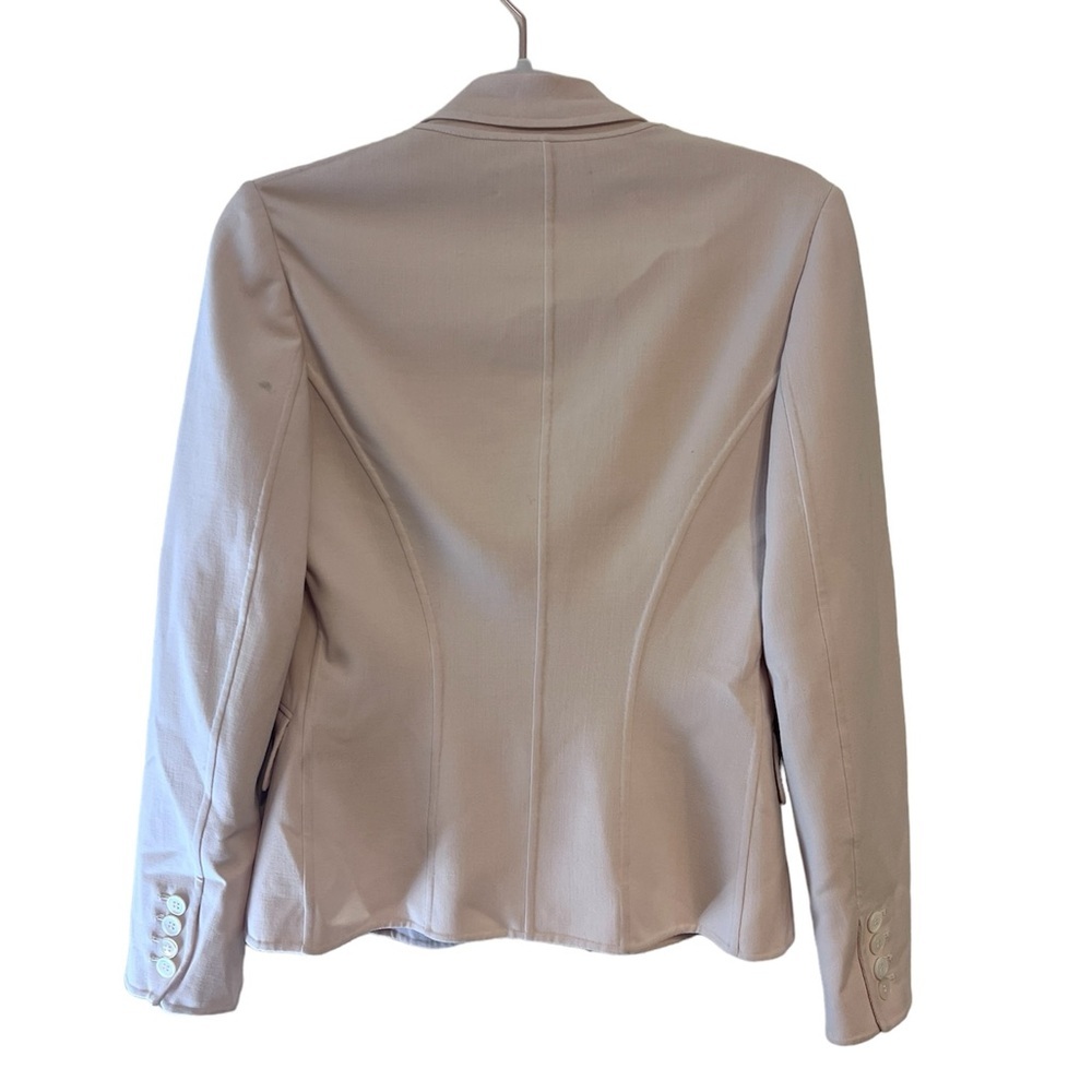Michael Kors Single Button Tailored Blazer in Beige Size 6 - Picture 2 of 7